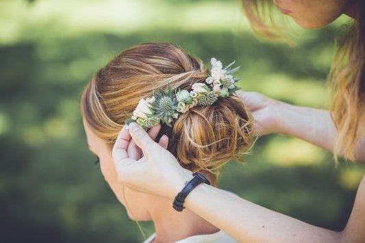 Barrette floral